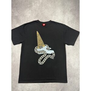 ICE CREAM‎ BBC Black Diamond Chain Cone T-Shirt Mens L Graphic Streetwear Urban